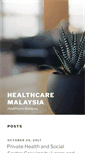 Mobile Screenshot of healthcaremalaysia.com